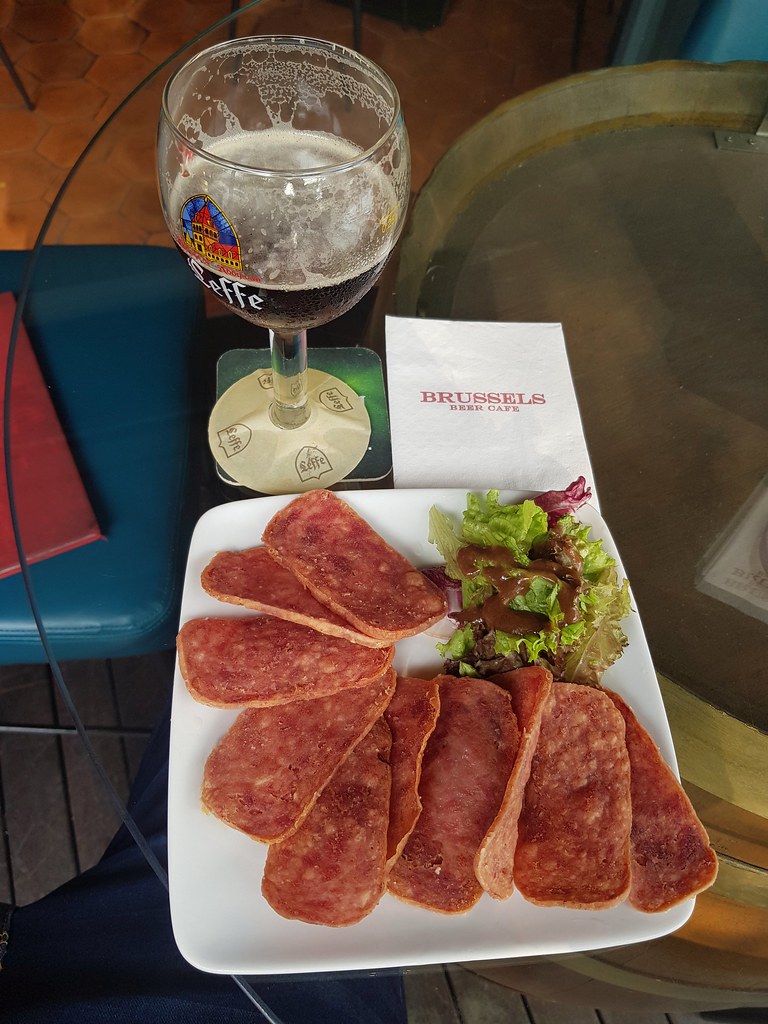 Leffe Brune 250ml $18.80 & Crispy Pork & Ham Meat Loaf $9.90 @ Brussels Beer Cafe at Tropicana City Mall PJ