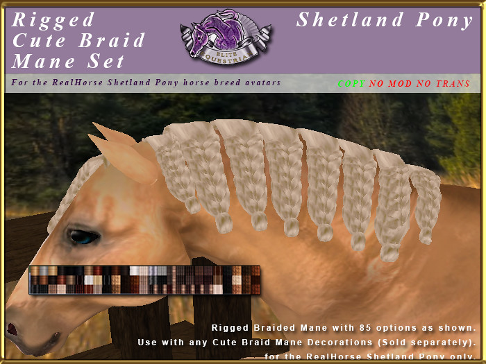 E-RH-Shetland-ManeSet-CuteBraidMane - TeleportHub.com Live!