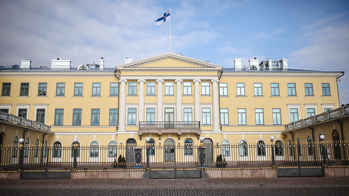 The Presidential Palace in Helsinki, Finland