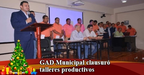 GAD Municipal clausurÃ³ talleres productivos