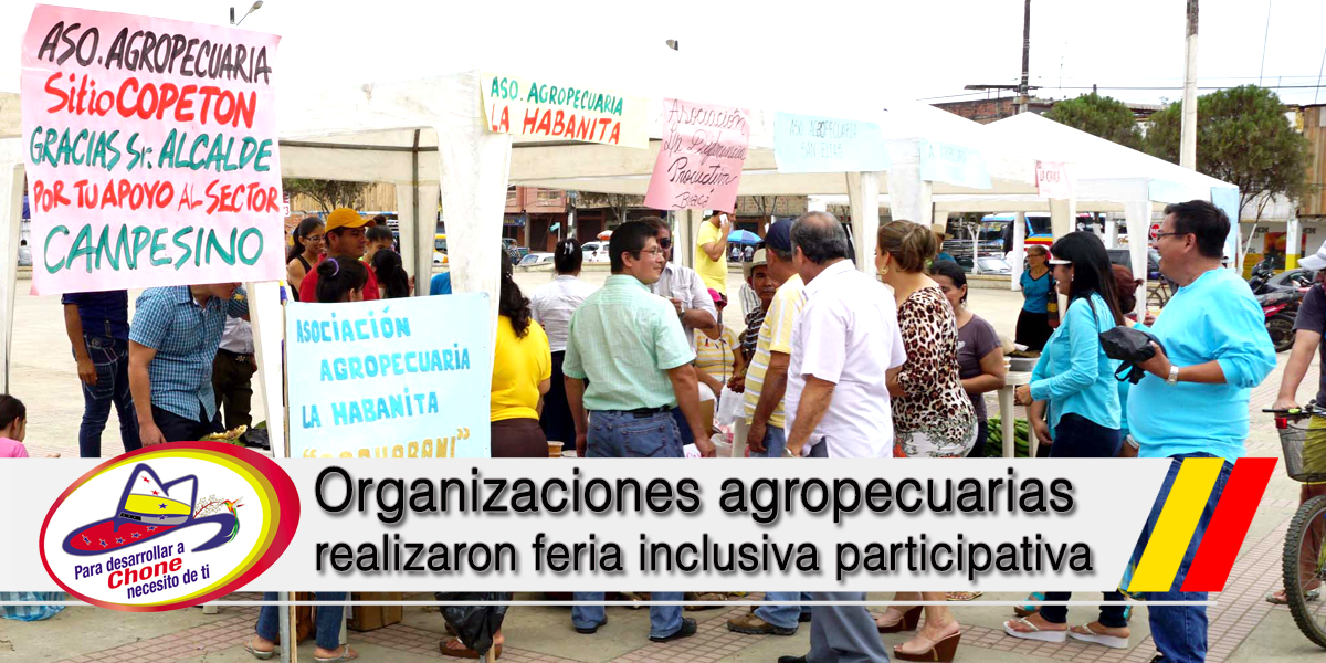Organizaciones agropecuarias realizaron feria inclusiva participativa