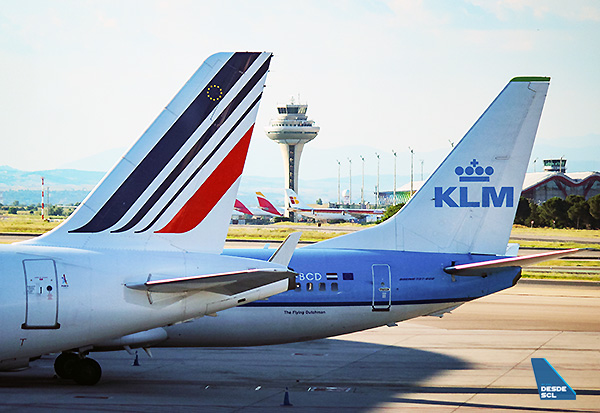 Air France - KLM tails (Luis Colima)