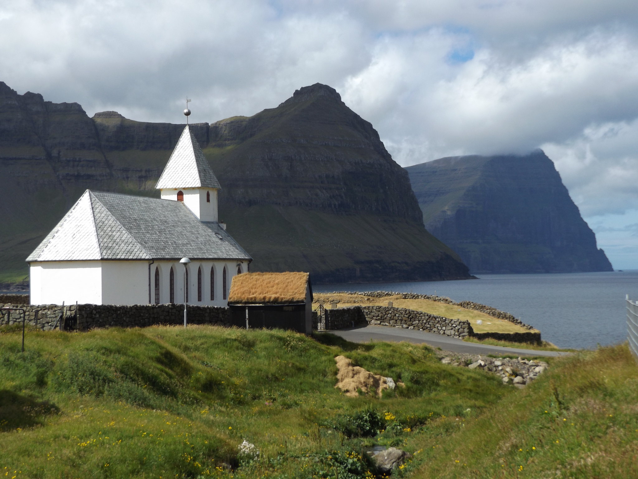 Viðareiði Church, Viðoy, Faroe Islands, 16 July 2018