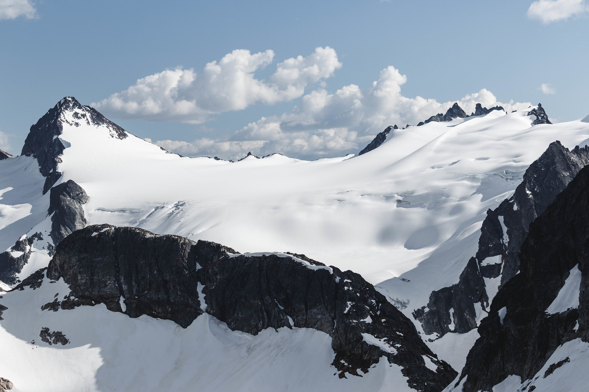 The expansive Neve Glacier