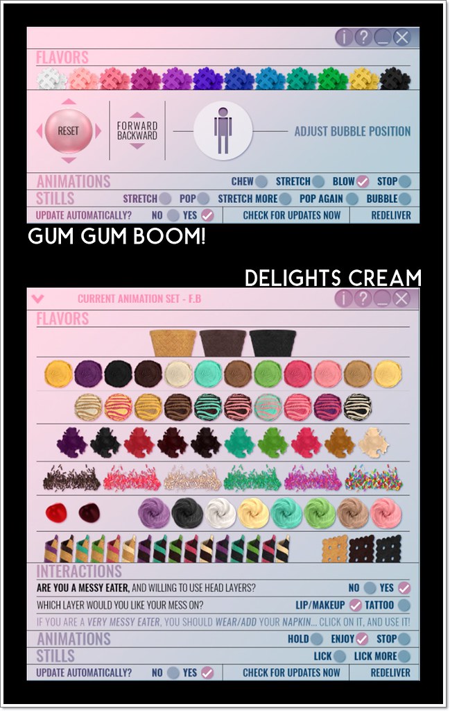 LeLutka - Gum Gum Boom & Delights Cream HUDS