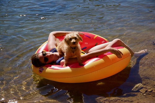 Floating in the American River
