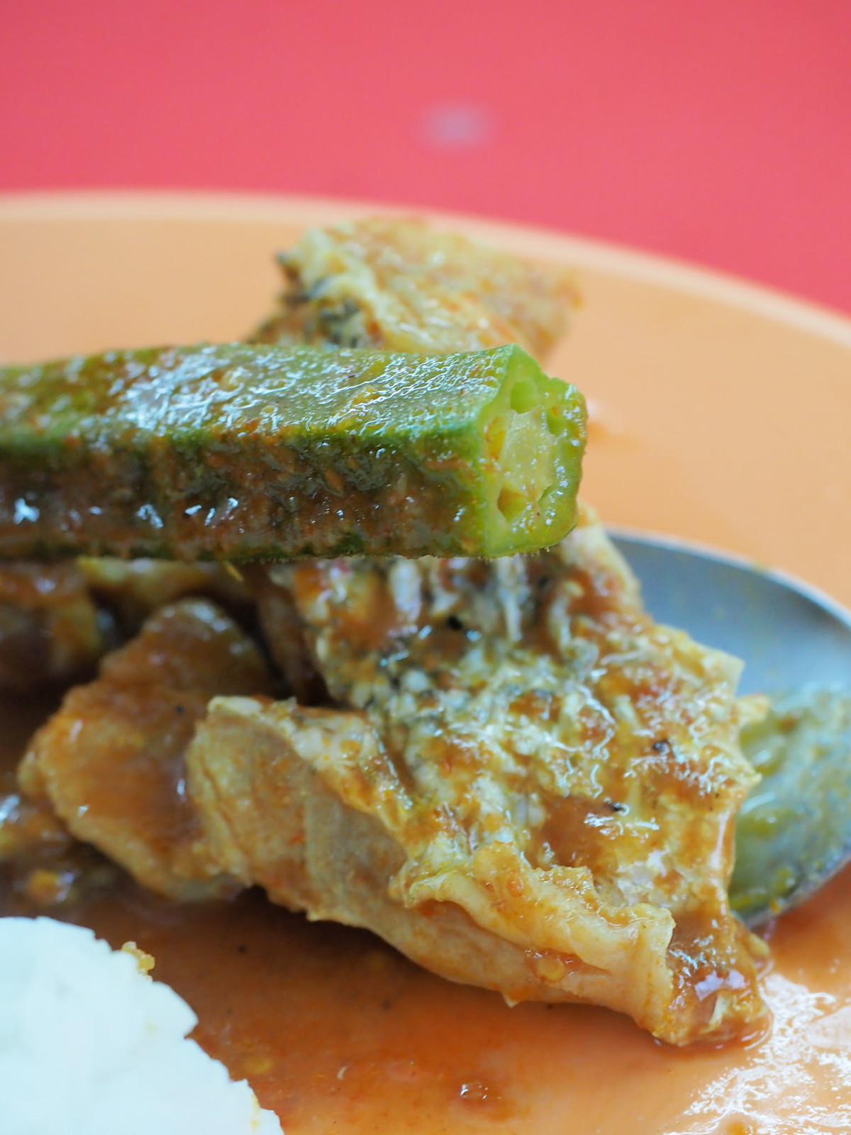 Okra / Lady’s Finger from the Curry Fish Head