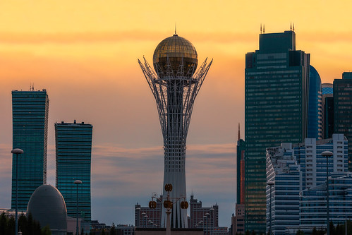 world cup trophy astana kazakhstan baiterek tower
