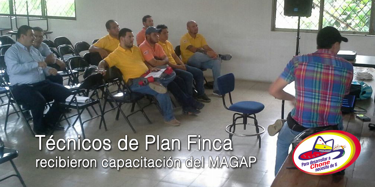 Técnicos de Plan Finca recibieron capacitación del MAGAP