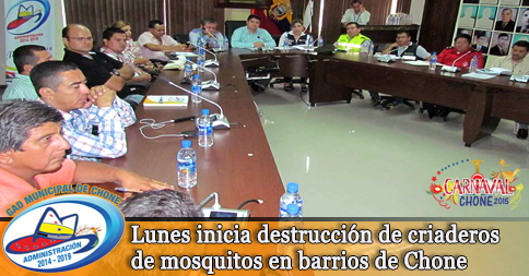 Lunes inicia destrucciÃ³n de criaderos de mosquitos en barrios de Chone