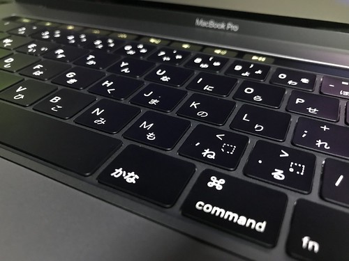 MacBookPro 2016 キーボード交換後のアップ