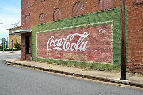 wall advertisement arkansas marshallarkansas searcycounty cocacola softdrink soda