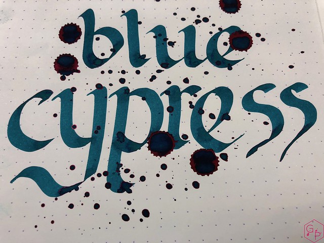 Blackstone Blue Cypress Ink Review @AppelboomLaren 10