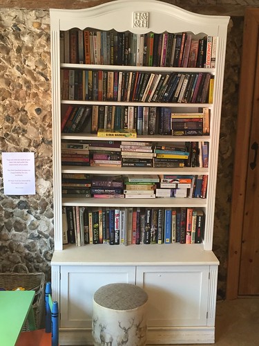 Bookshelf at The Old Cowshed
