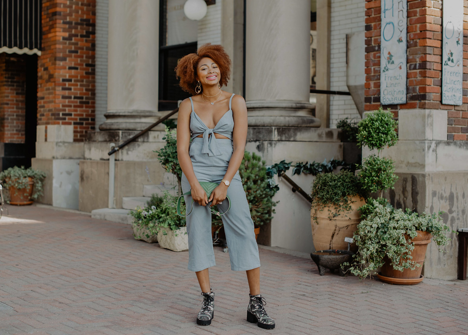 how to style a cutout jumpsuit