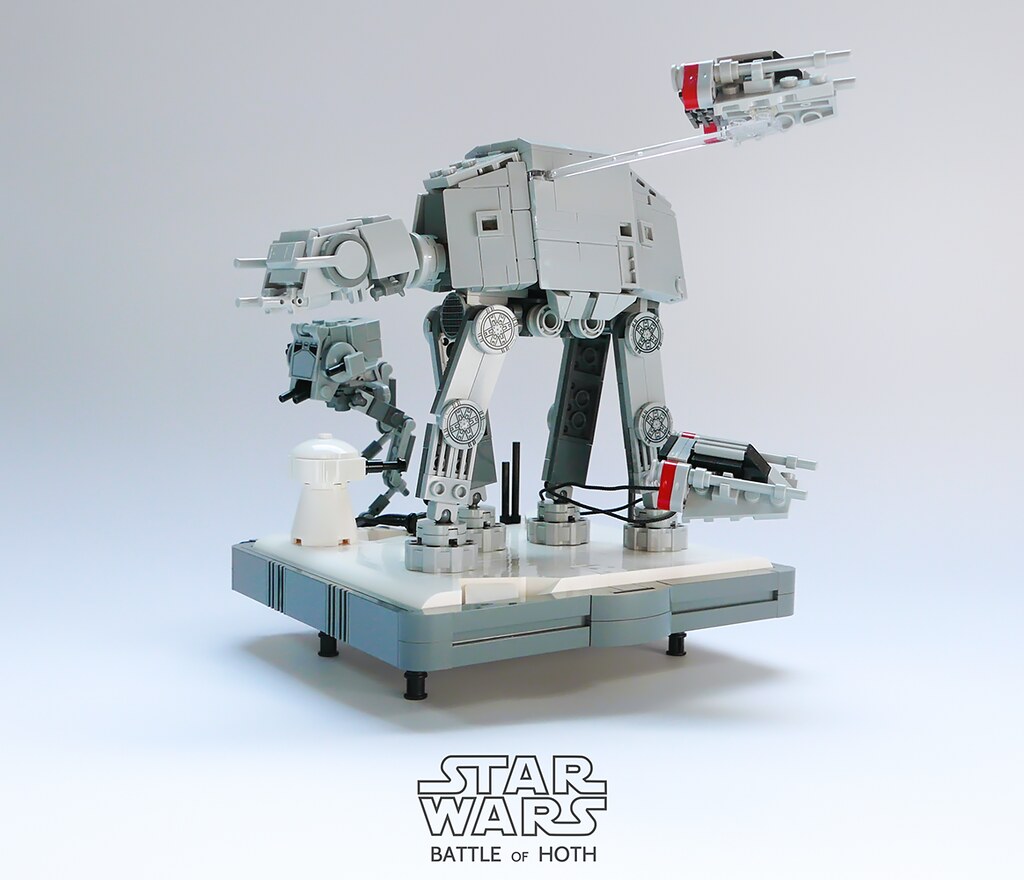 LEGO MOC SW Battle on Hoth mini diorama by gol ...