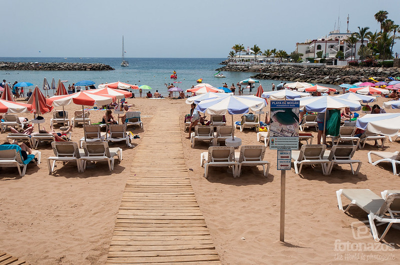 Mogán, una playa para ir en familia en Gran Canaria