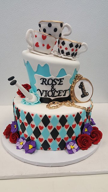 Alice in Wonderland Cake by Sweet Eats Bakery