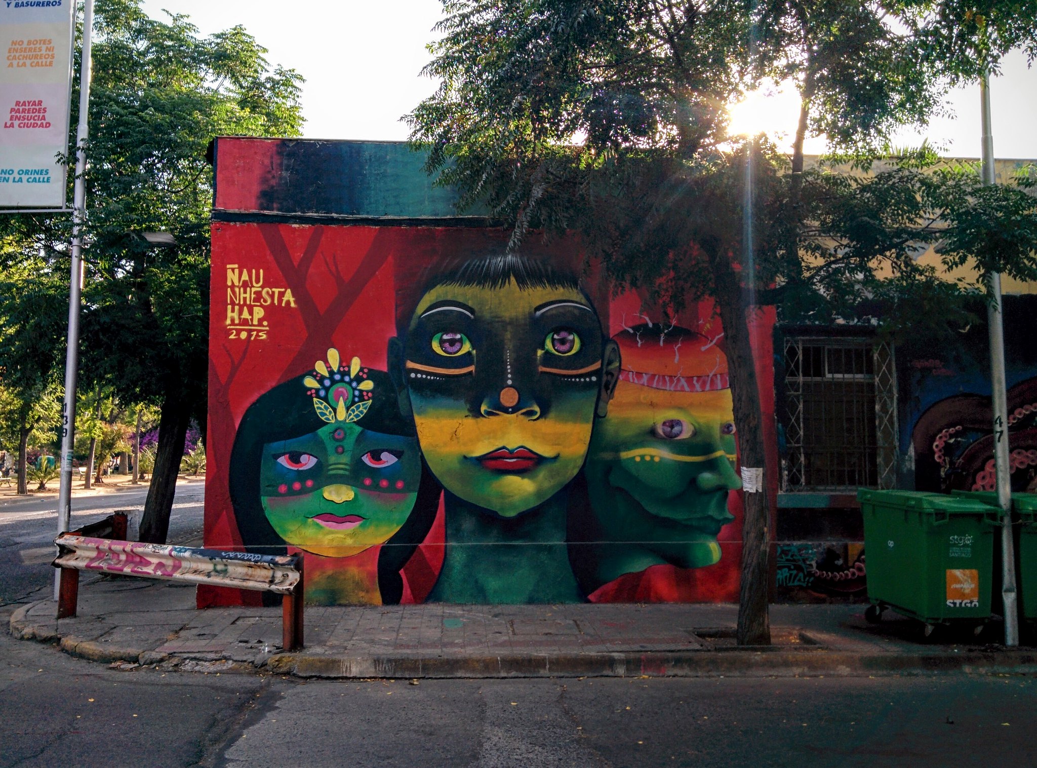 Street art in Santiago