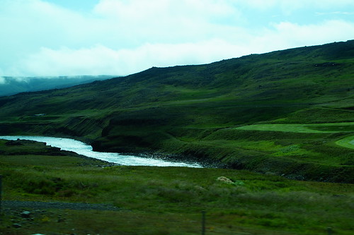 Un par de cascadas y fiordos del este, bastante coche, incluido incidente - Islandia en grupo organizado (15)