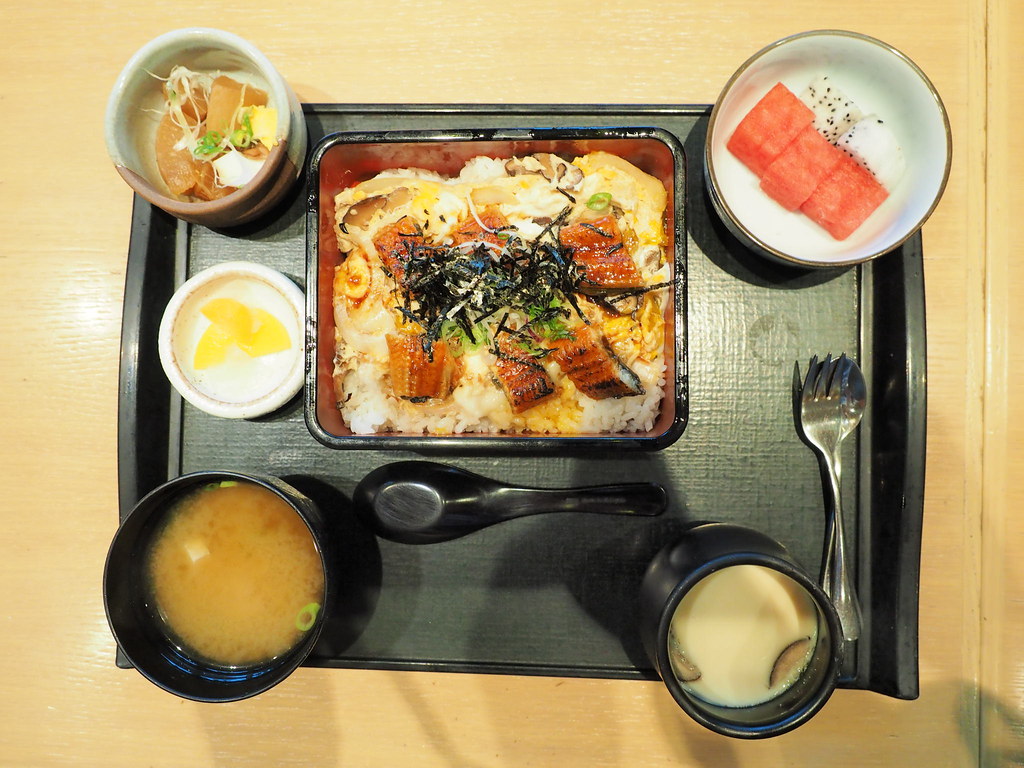 Unatama Jyu Zen (Roasted Eel & Omelette on Rice Set) at Rakuzen Japanese Restaurant at 3 Damansara, Petaling Jaya