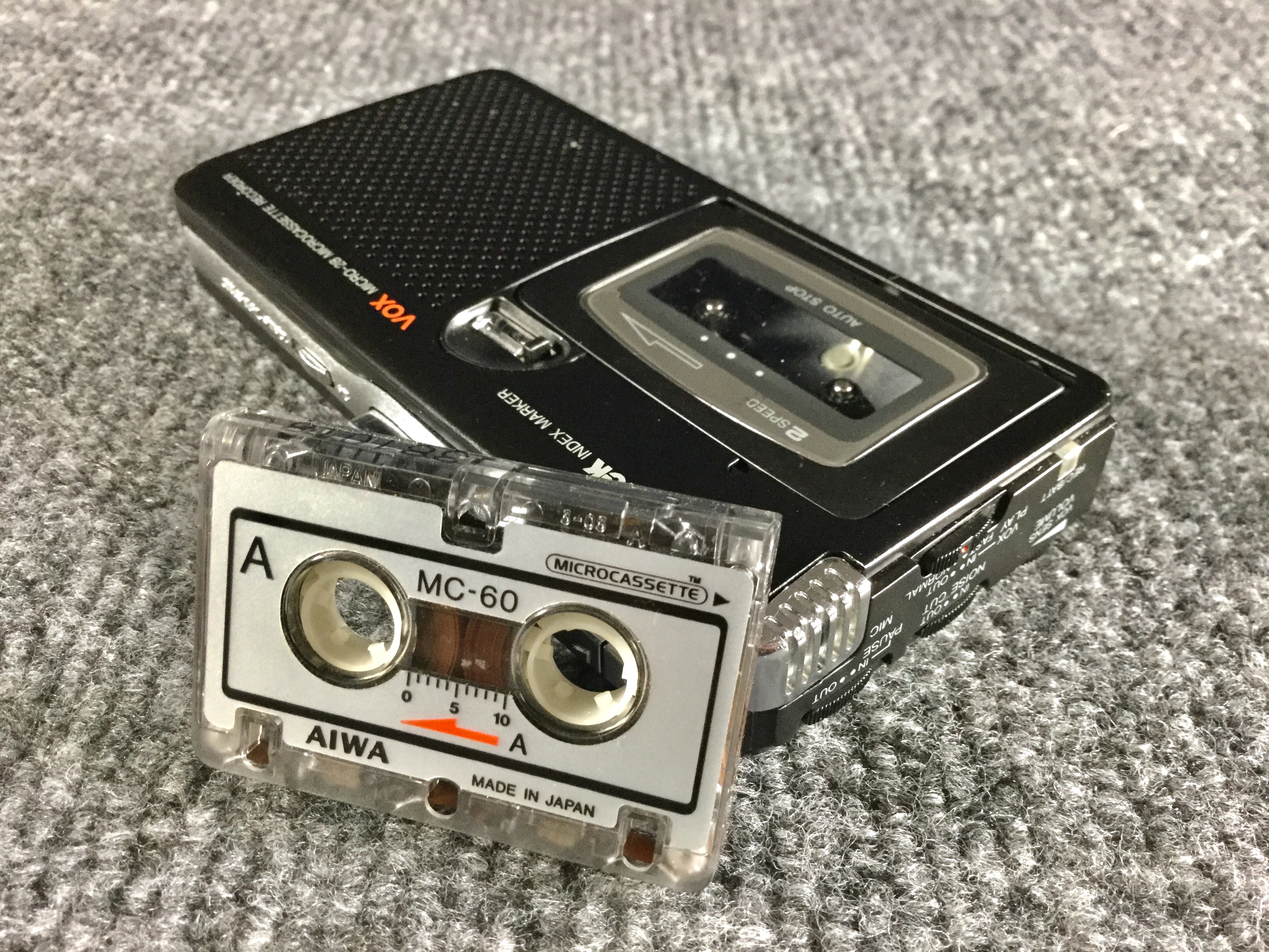 Micro-28 Recorder and Aiwa Tape
