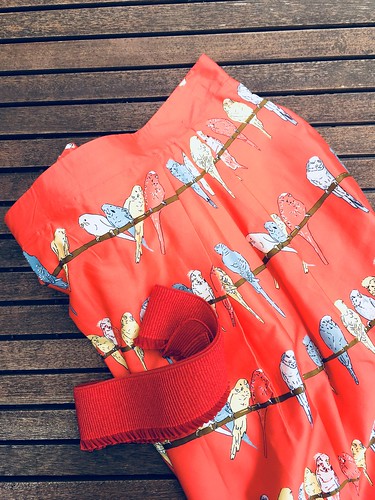 it only took 2 years but now the waistline is altered and i can finally wear the lovely palava budgie skirt, june 2018