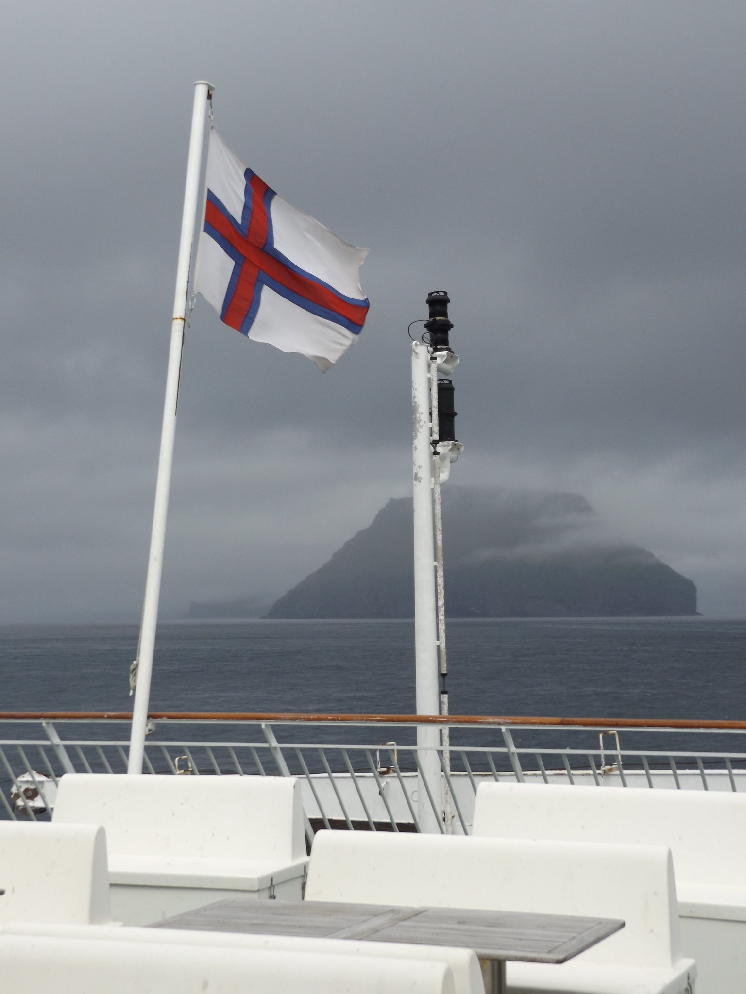 Lítla Dímun from the Stern of the MV Smyril, Faroe Islands, 13 July 2018