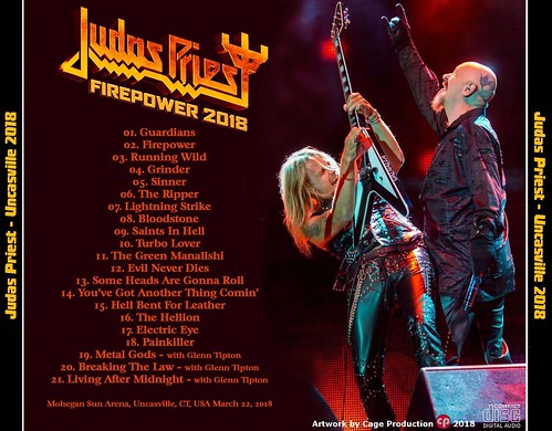 Judas Priest-Uncasville 2018 back