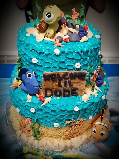 Finding Nemo Baby Shower Cake by Samaly Matos