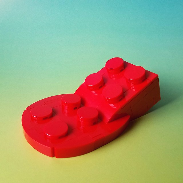 Briques LEGO fondues