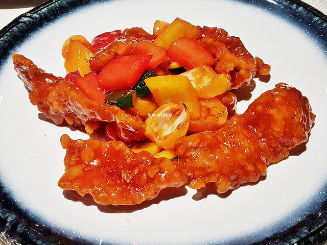 Sweet And Sour Kurobuta Pork With Pineapple And Lychee
