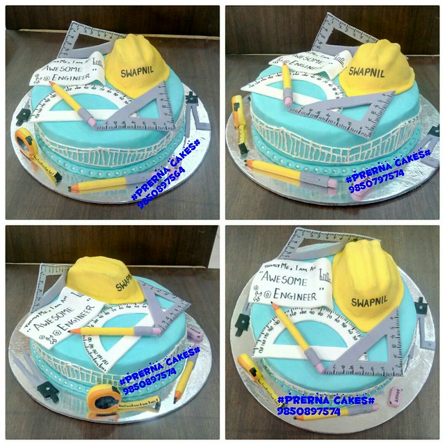 Cake for Awesome Engineer by Swati Jagtap of Prerna Cakes n Classes