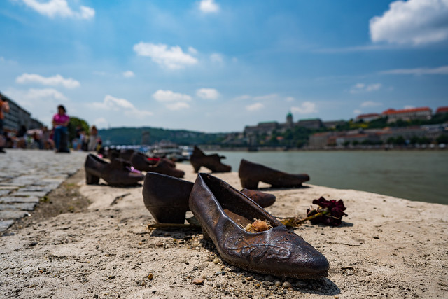 Shoes on the Danube River