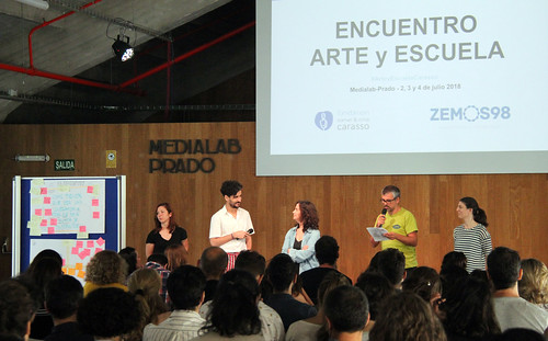 ENCUENTRO ARTE Y ESCUELA - FUNDACIÓN CARASSO & ZEMOS98 - MEDIALAB PRADO - MADRID 2-4.7.18