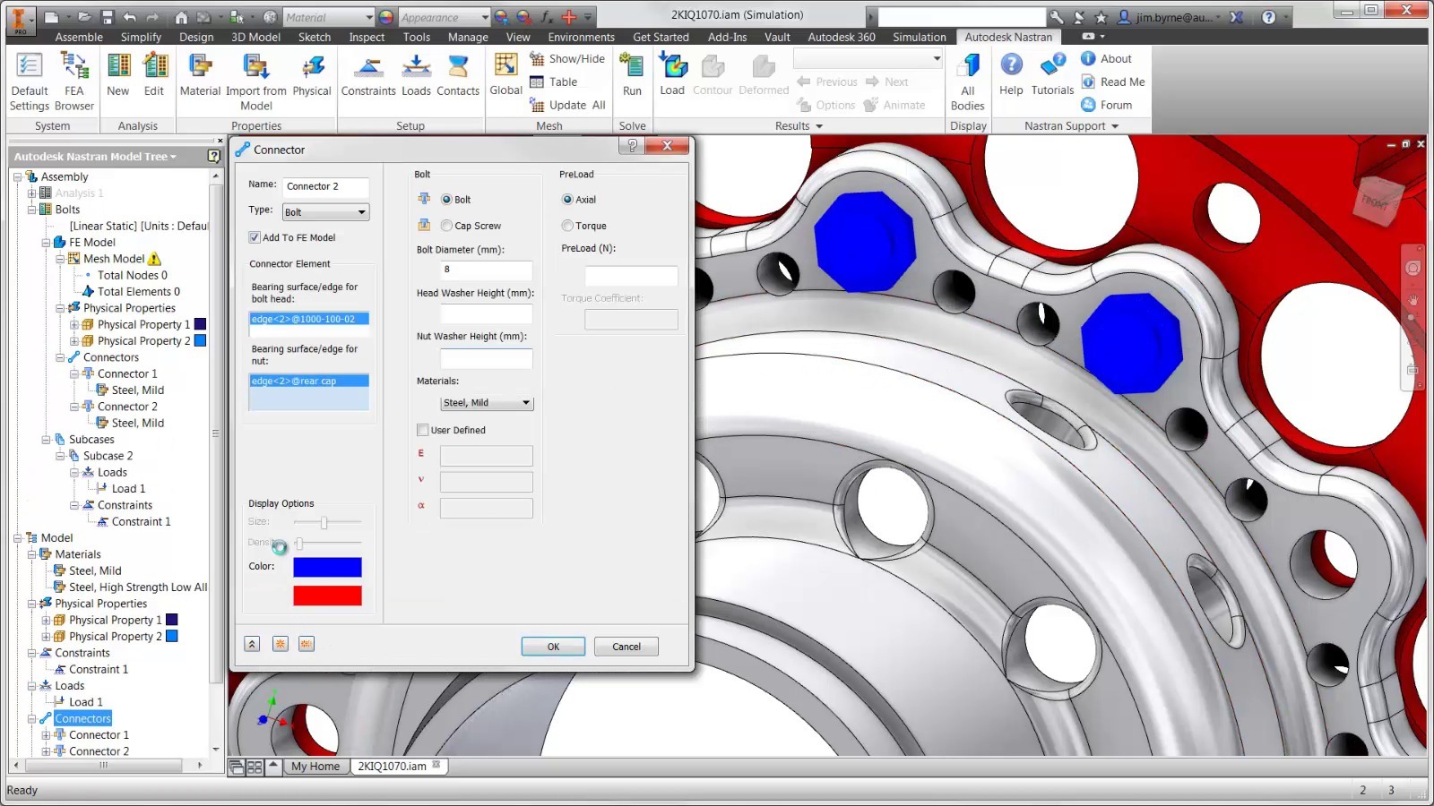 Working with Autodesk Nastran 2019 R1 full