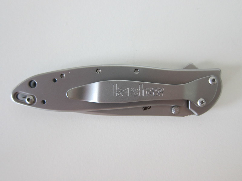 Kershaw 1660 Ken Onion Leek Knife - Folded - Back