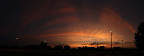 panorama sunset milton wisconsin canon 7d markii clouds