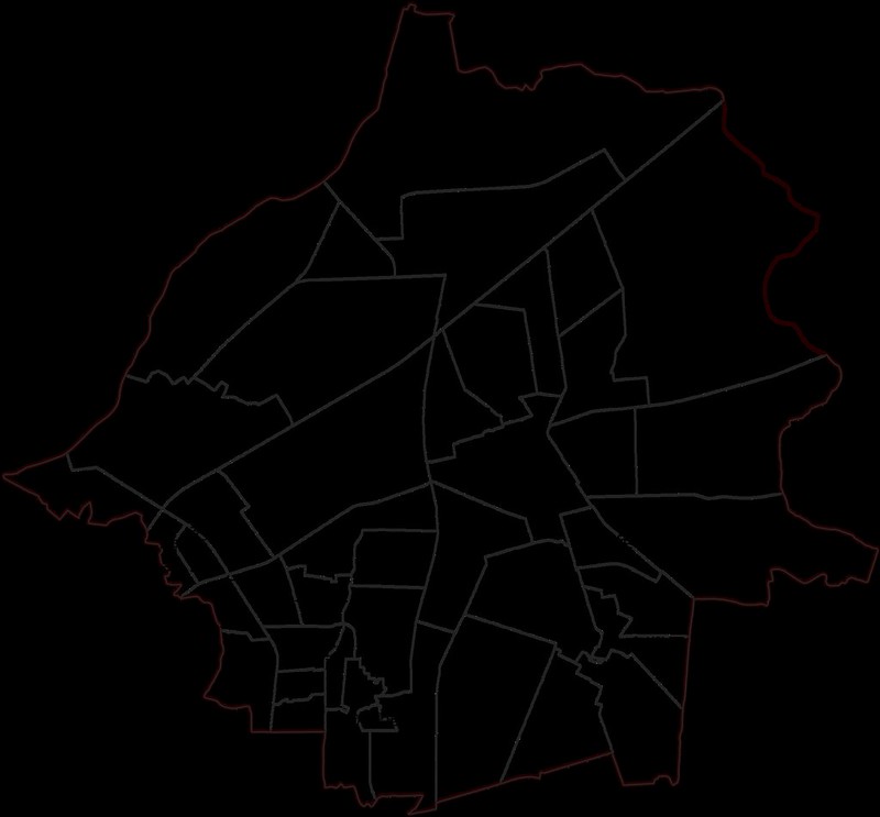 臺南市永康區行政區地圖-43里-有里名無底色