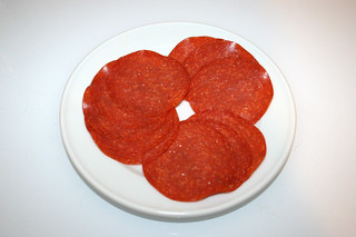 04 - Zutat Pepperoni-Salami / Ingredient pepperoni slices