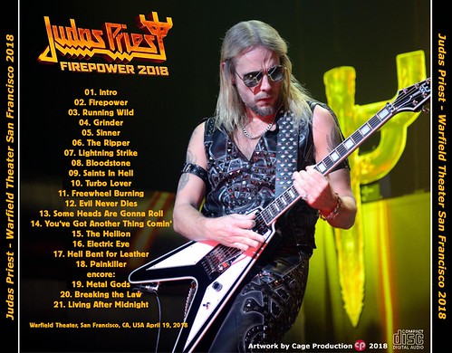 Judas Priest-San Francisco 2018 back