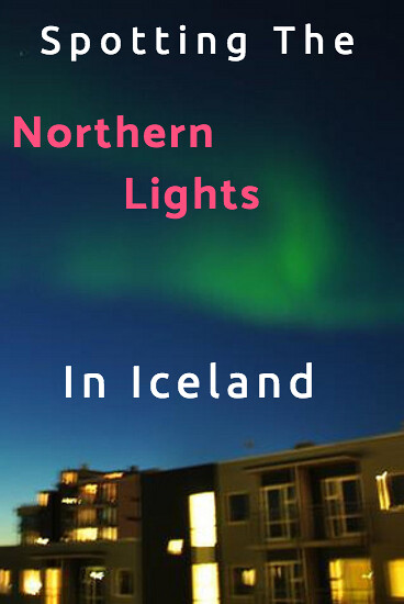 Pinterest image for Northern Lights in Iceland