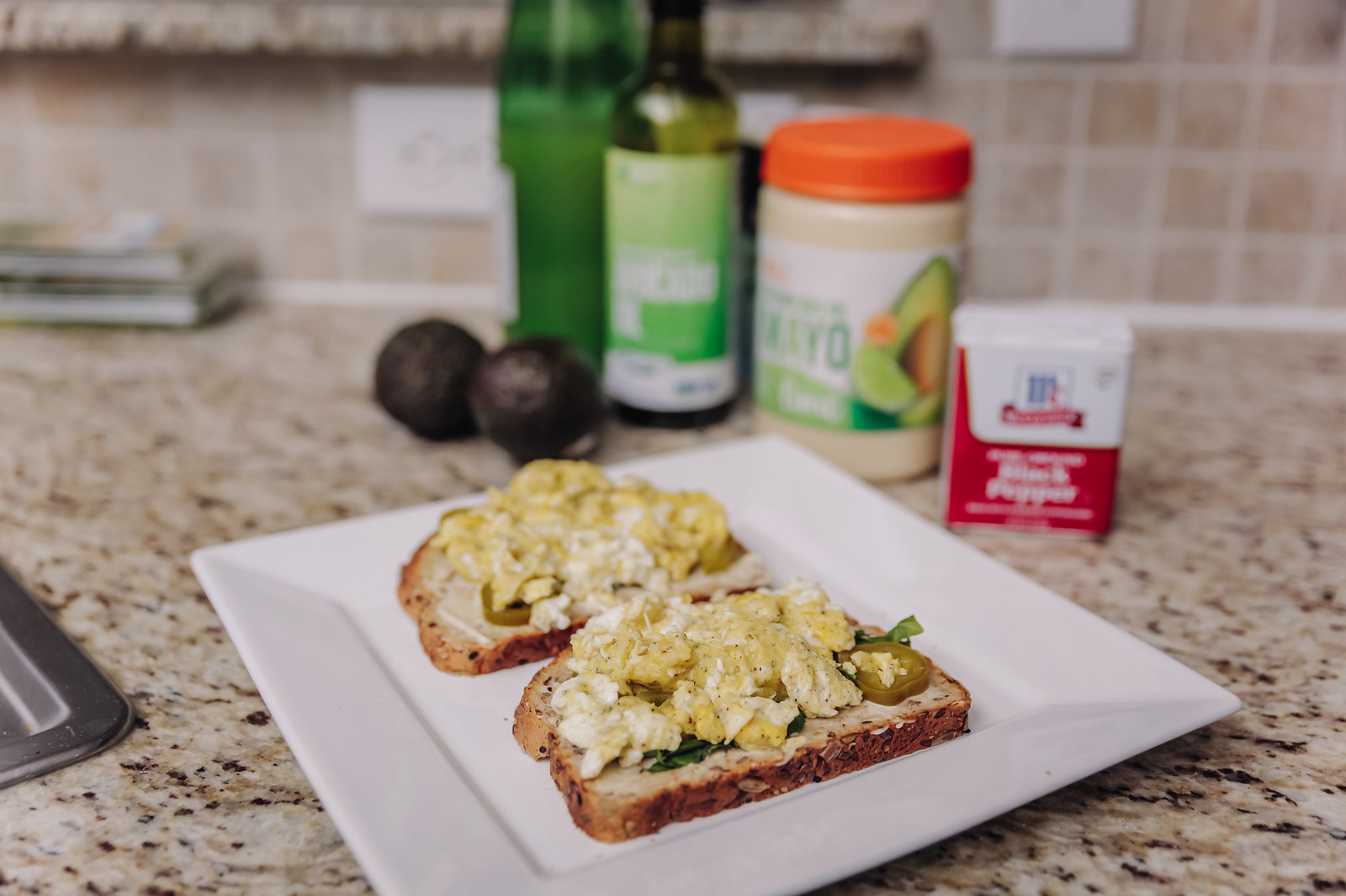 breakfast avocado toast