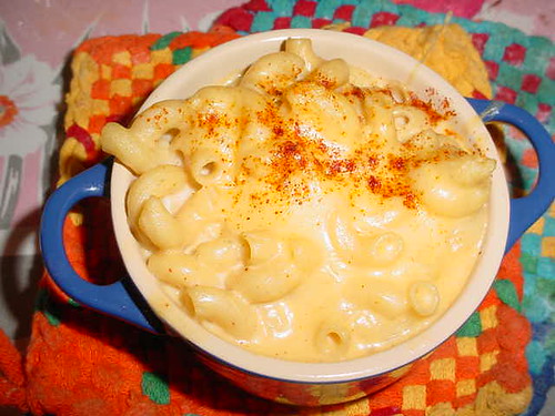 finished mac and cheese