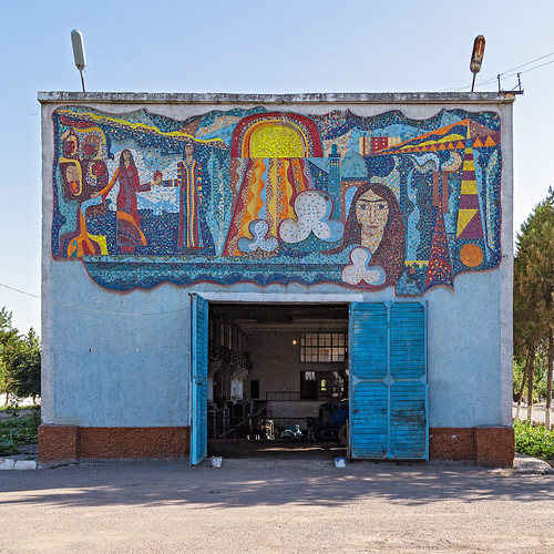 andijan andijanregion uzbekistan uzb asia sovietart mosaic wallart andijon © socialistart ©goetzburggraf|götzburggraf