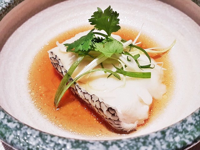 Steamed Silver Cod Fish In Superior Light Soya Sauce
