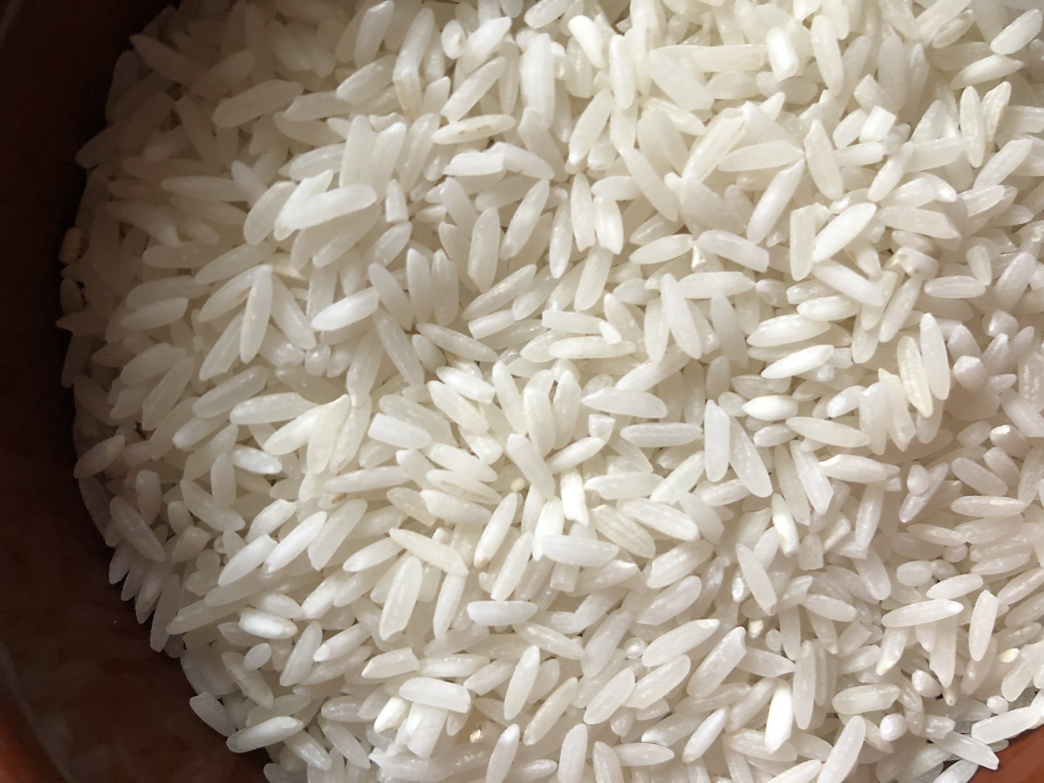 White long grain rice