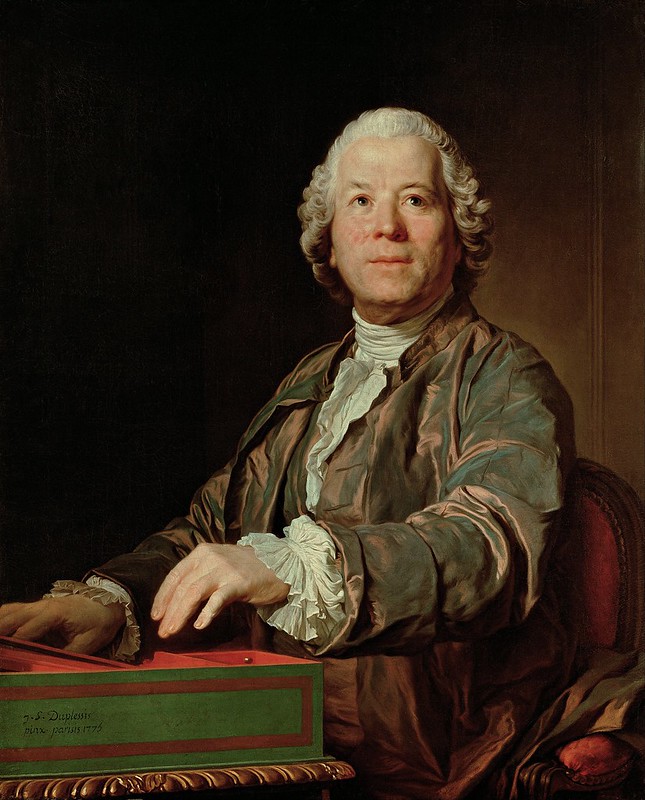 Joseph-Siffred Duplessis - Portrait de Christoph Willibald Ritter von Gluck (1775)