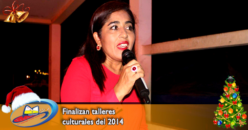 Finalizan talleres culturales del 2014