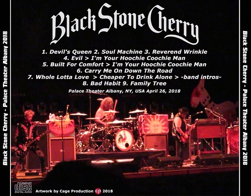 Black Stone Cherry-Albany 2018 back
